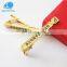 2017 New products promotion cheap custom good quality metal gold plated tie clip