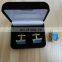 rectangle sublimation cuff link with gift box packing