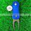 Stock Golf divot tools with custom enamel ball markers wholesale