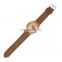 Latest genuine leather watch bamboo watch wooden watch