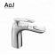 Modern style bathroom chrome mixer faucet basin