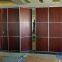 Fabric Or Leather Surface Movable Walls Partitions Customized Color