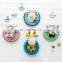 Yarncrafts Reindeer Head Shape Handmade Home Decor Animal Yarn Crochet Wall Hanging