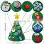 Factory direct sale wall hanging xmas gifts diy christmas tree felt