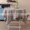 Japanese style indoor kitchen decoration table cover geometric lattice cotton linen fabric jacquard tablecloth