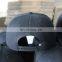 Manufacture wholesale acrylic flat bill black snapbacks hats bulk
