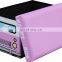 RTS lovely pink happy bus printing pvc foot rest ottoman stools for home living room furniture