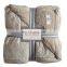 Lively warm soft double lambskin brushed flannel blanket for bed floor