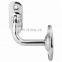 Stainless Steel Side Mount Glass Shelf Tube Handrail Pipe Wall Bracket
