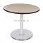 High quality simple small tempered glass top dining table glass top
