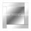 Rectangle Bordered Antique Wall Mounted Silver Mirror Decorative Mirror