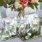 customized reflection candle holder floating candle holder glass table decoration centerpieces