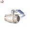 cast steel good quality brass water small ball lock valve