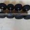 Commercial Low Price Professional Fitness Black Rubber Coated Home Gym Fitness Dumbbell SX01
