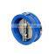 ductile cast iron dn100 pn16 dual plated type flange end wafer check valve