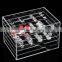 5 Grid Acrylic Nail Show Shelf Nail Tips Decoration Display Stand Rack Dust-proof Nail Art Tip Showing Shelf Storage Holder