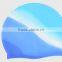 SGS approved adult swim cap, light pattern design