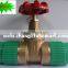 PPR Gate Valve Brass Gate Valve with PPR 2 sides Union from PPR factory by DIN8077/8078