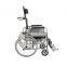 Elderly handicapped commode wheelchair,manual wheelchair with reclining backrest,wheelchairs with bedpan