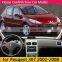 Для Peugeot 307 2002~2008 307sw 307cc Антискользящая коврик на приборную панель, солнцезащитный коврик для приборной панели, аксессуар для защиты ковра 2003 2004 2005 SW
