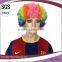 cheap short wholesale rainbow color small clown afro wigs