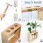 Modern Flower Bud Vase Stand Tabletop Terrarium wooden Wall Hanging Test Tube shelf