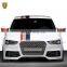 custom body kit design for rie/ger style body kit 2014-2016 fiberglass A4 A4L body kit