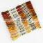 Colorful Embroidery Thread 100% Polyester Cotton Manufactures cross stitch thread for handmade
