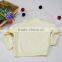 One layer Knit Cotton Middle Height Collar Sweaters