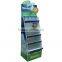 socks retail promotion portable cardboard display shelf wiht hooks