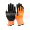 13 Gauge Knitted Polyester Reinforced Thumb Foam Nitrile  Palm Coated Safety Work Gloves Oil Proof Hand Protection Gloves