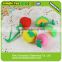 Cute toy rubber items orange Puzzle erasers free sample