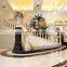 China Manufacturers Calaeatta Marble Stair Treads Stone Staircase