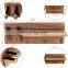 Wall Mount Guitar Holder With 3 Hooks Accessories Storage Shelf,Wood Guitar Rack Stand for Different Kinds of Guitar