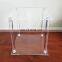 9.9 Inch Tall Acrylic Pedestal Cylinders For Wedding Party Event Decor Flower Display Stand Acrylic Plinth Pillar