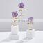 Luxury Business Gift Home Decorations Marble Base Flower Crystal Stone Craft Metal, Copper and Crystal Stone and Marble Support