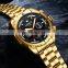 NIBOSI New Brand Quartz Watch Men Sport Watches Men Steel Band Military Clock Waterproof Gold Wrist Mens Watch Relogio Masculino