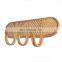 Hot Sale Wall Hooks, Rattan Coat Hanger Wall Mounted Clothes Hanger with Ratan coat Rack Wholesale