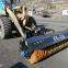 China skid steer angle sweeper,wheel loader sweeper snow cleaning machine