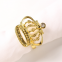 Factory Wholesale Gold Crown Napkin Ring For Wedding Table Decoration