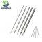 SHOMEA Customized medical grade 21G-28G stainless steel tapered tip and triple lumen needle