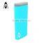 Customized unique slim name card power bank 10000mah