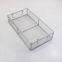 High Quality Wholesales Stainless Steel Woven Mesh Basket With Handle For Goods Storage