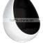 replica wholesale fiberglass blue color cashmere Eero Aarnio Oval ball chair/space chair/bubble chair