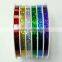 Decorative Christmas Plastic Ribbon/Embossed Curly Ribbon in Different colors with plastic spool