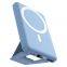 Power Bank Case Kit 10000mAh Power Bank Strong Magnetic Wireless Charging Charger with Smart LED and Metal Stand