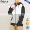 Hot Sale Zipper-up Black and White Fleece Hoodies