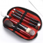 Custom Your logo Animal Hair Cosmetic Brush Luxury Professional Wooden Handle Makeup Set 5 in 1 Makeup Brush