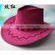 Wholesale Cheap Leather Cowboy Hats outdoor climbing sun-protecting Mexican cowboy hats