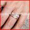 2015 high quality plain silver set of three high quality bubble ring